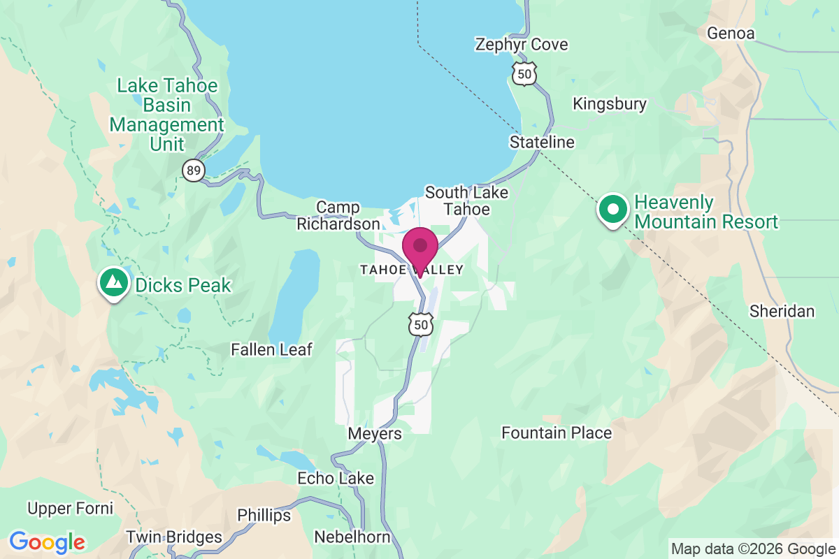 Tahoe Valley map