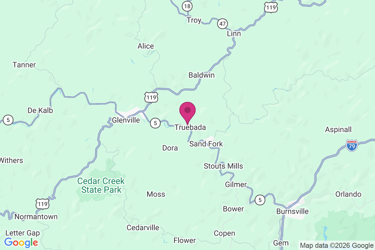 Truebada map