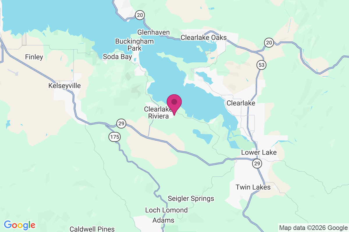 Clear Lake Riviera map