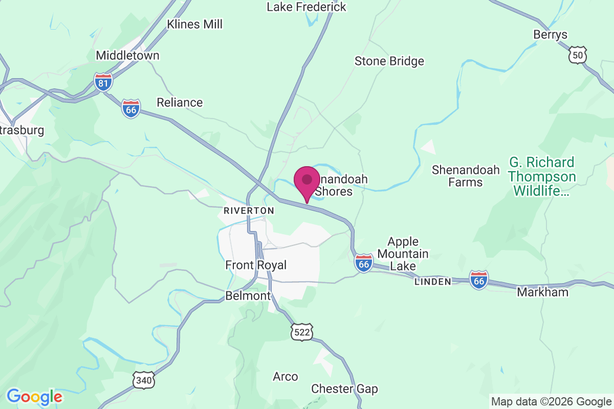 Shenandoah River Estates map
