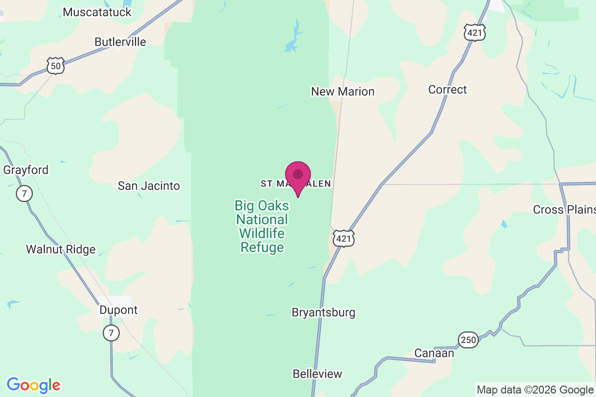 Saint Magdalen map
