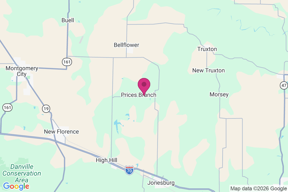 Prices Branch map