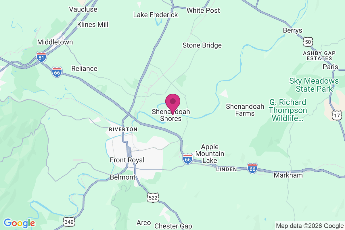 Shenandoah Shores map