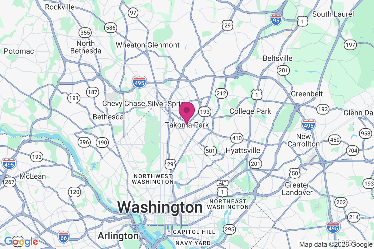 Takoma Park map