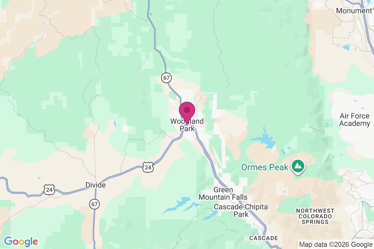 Woodland Park map