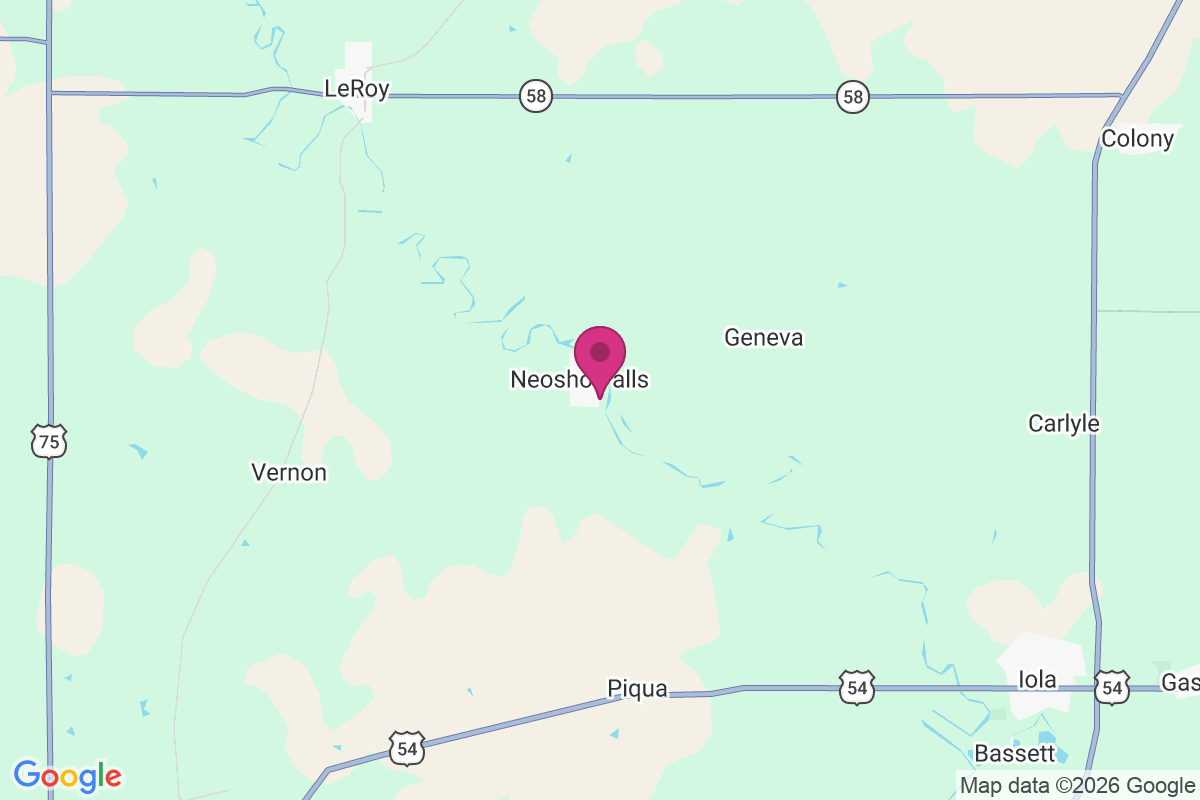 Neosho Falls map