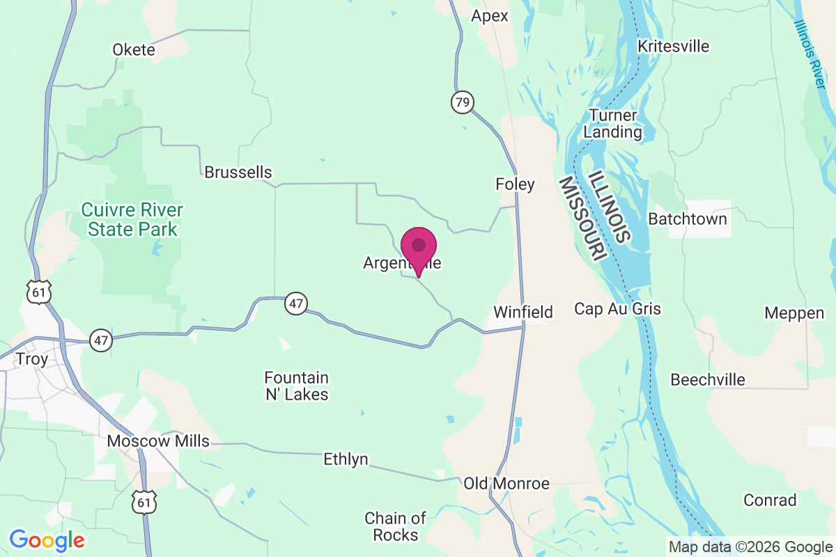 Argentville map