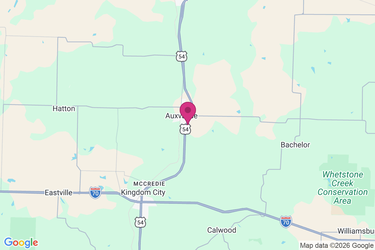 Auxvasse map