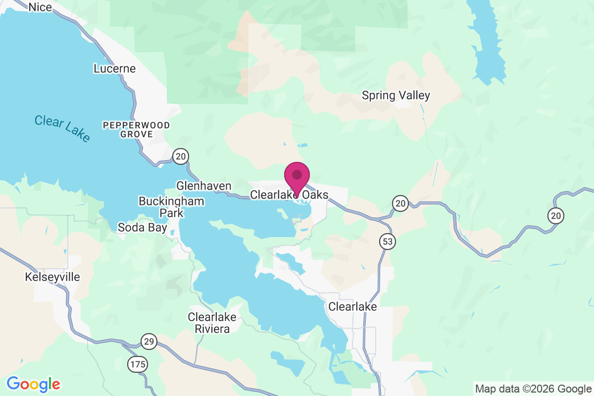 Clearlake Oaks map