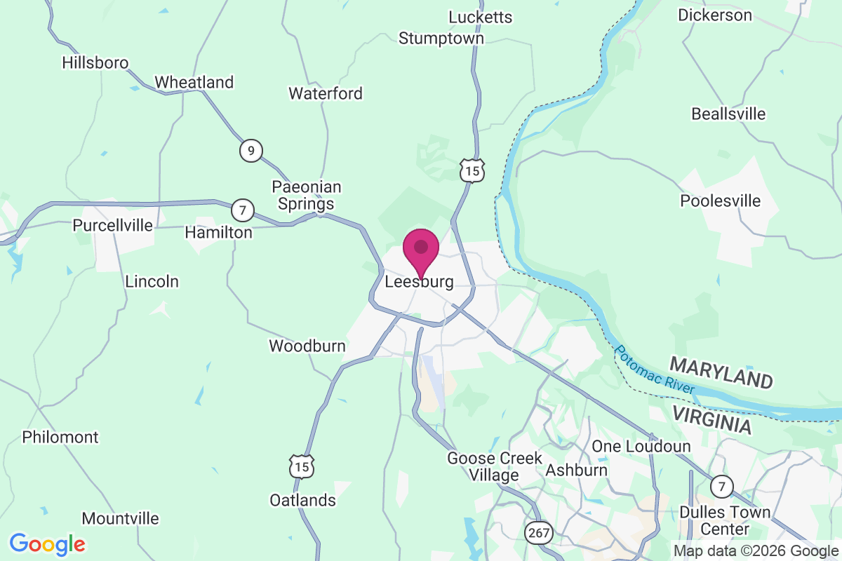 Leesburg map