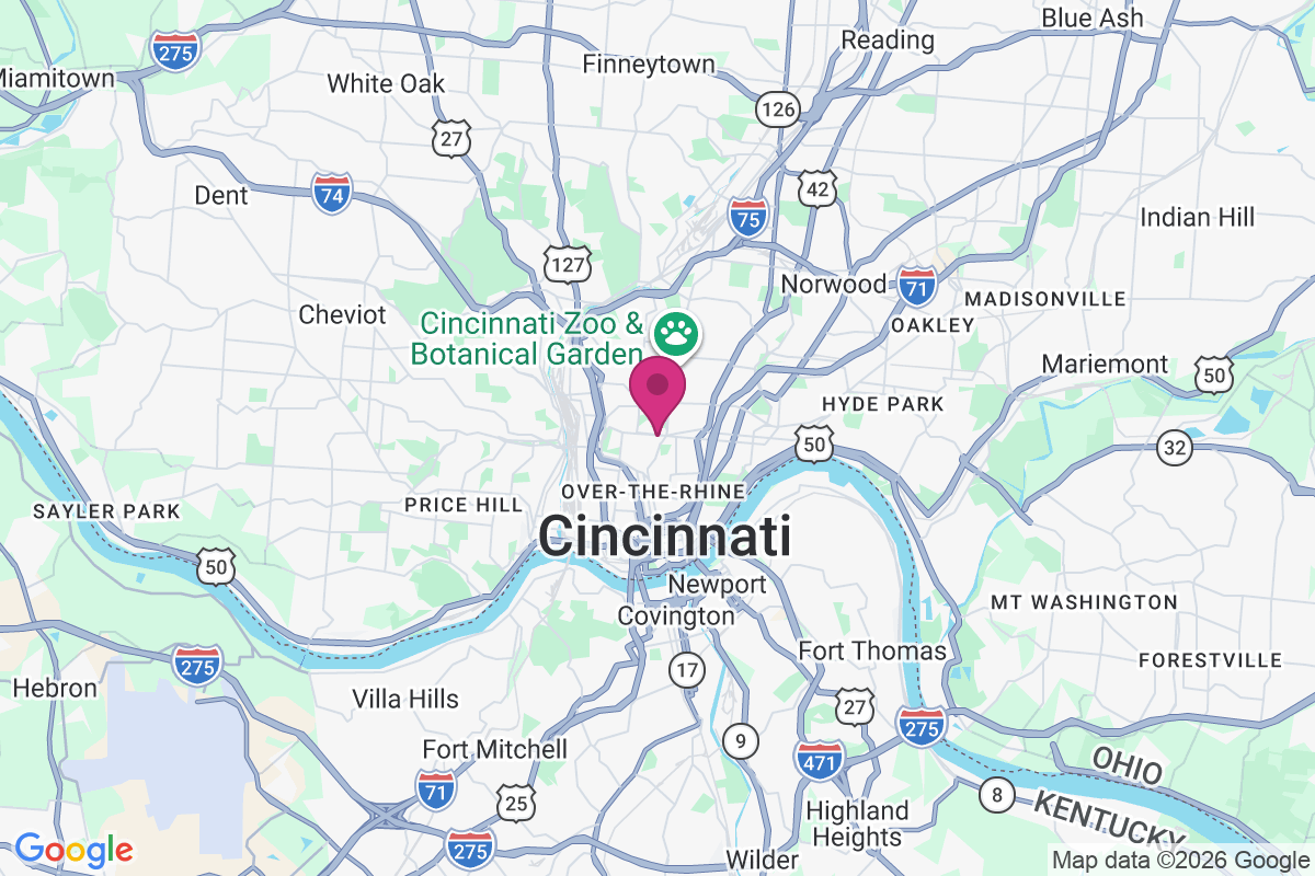 Cincinnati map