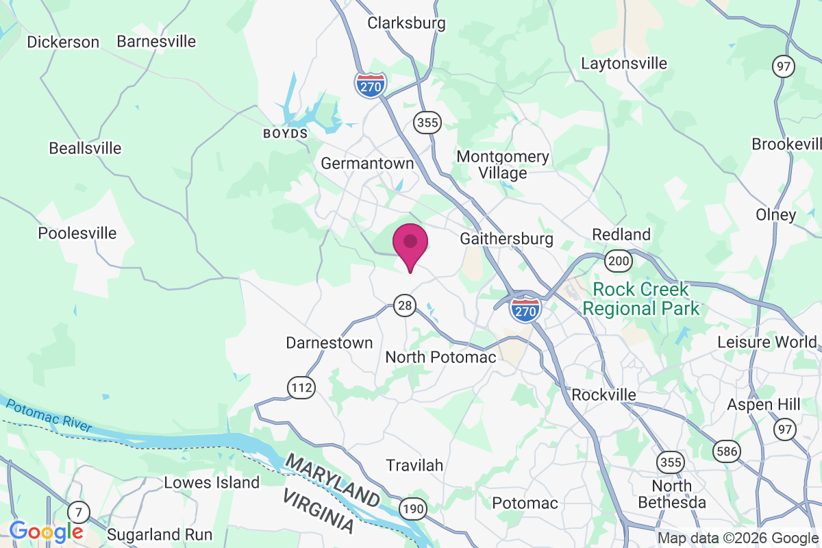 Quince Orchard Valley map