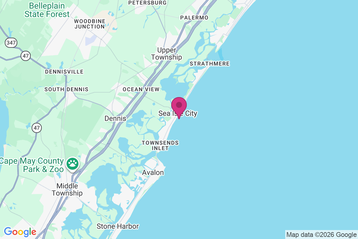 Sea Isle City map