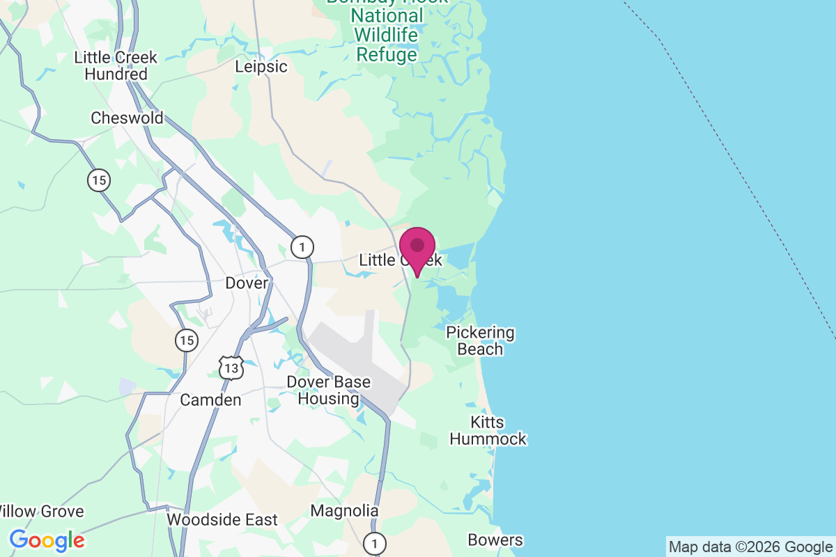Little Creek Landing map