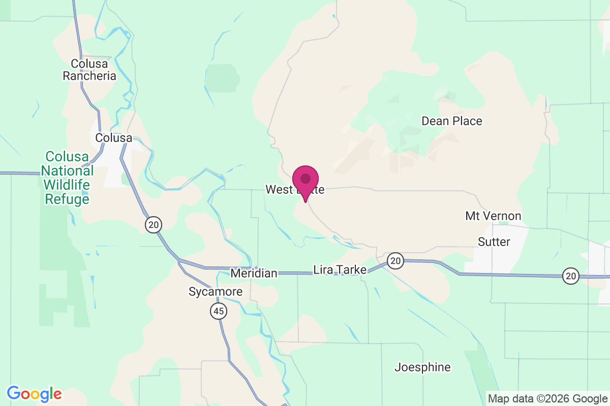 West Butte map