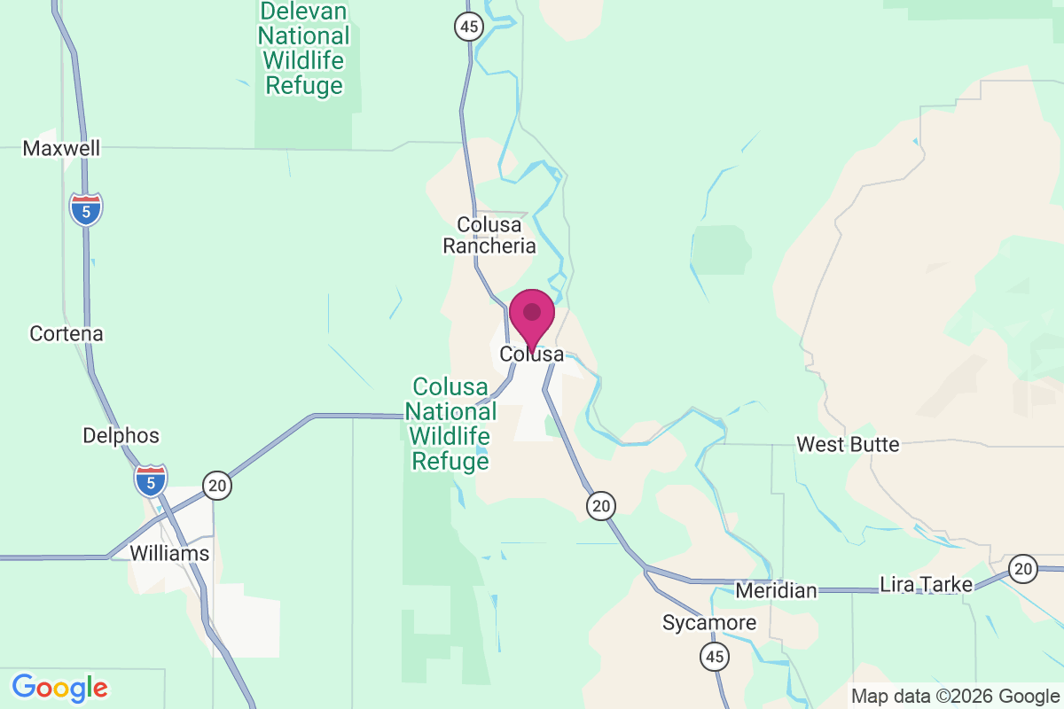 Colusa map