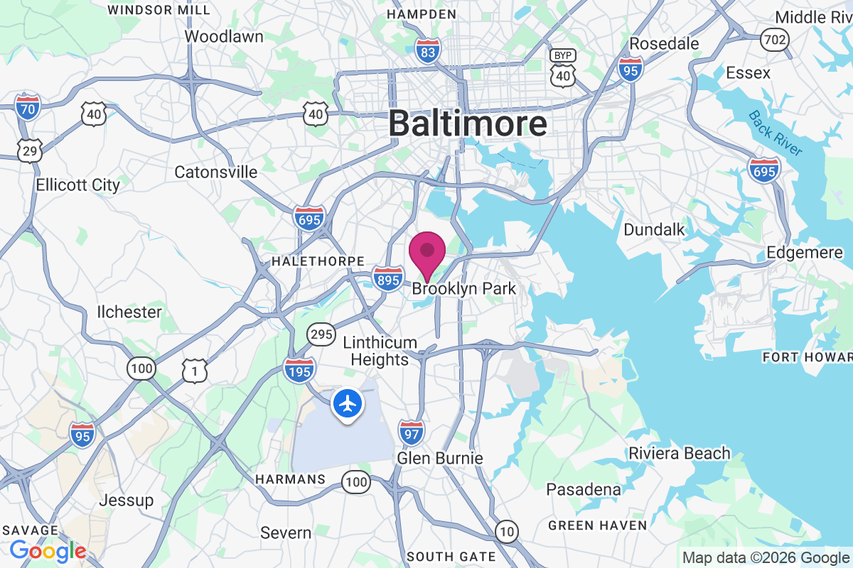 Baltimore Highlands map