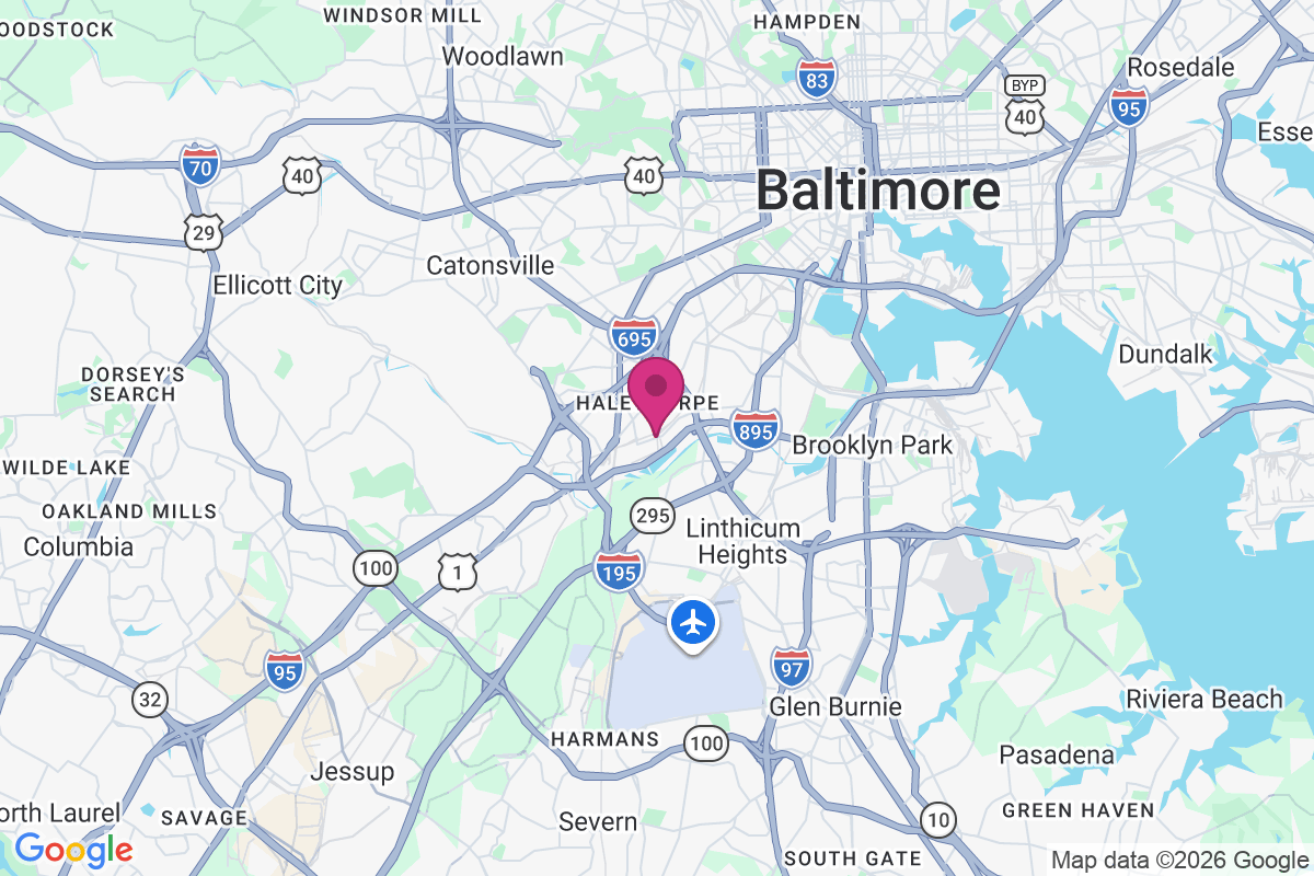 Halethorpe map