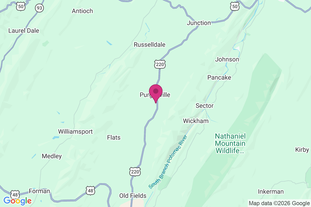 Purgitsville map