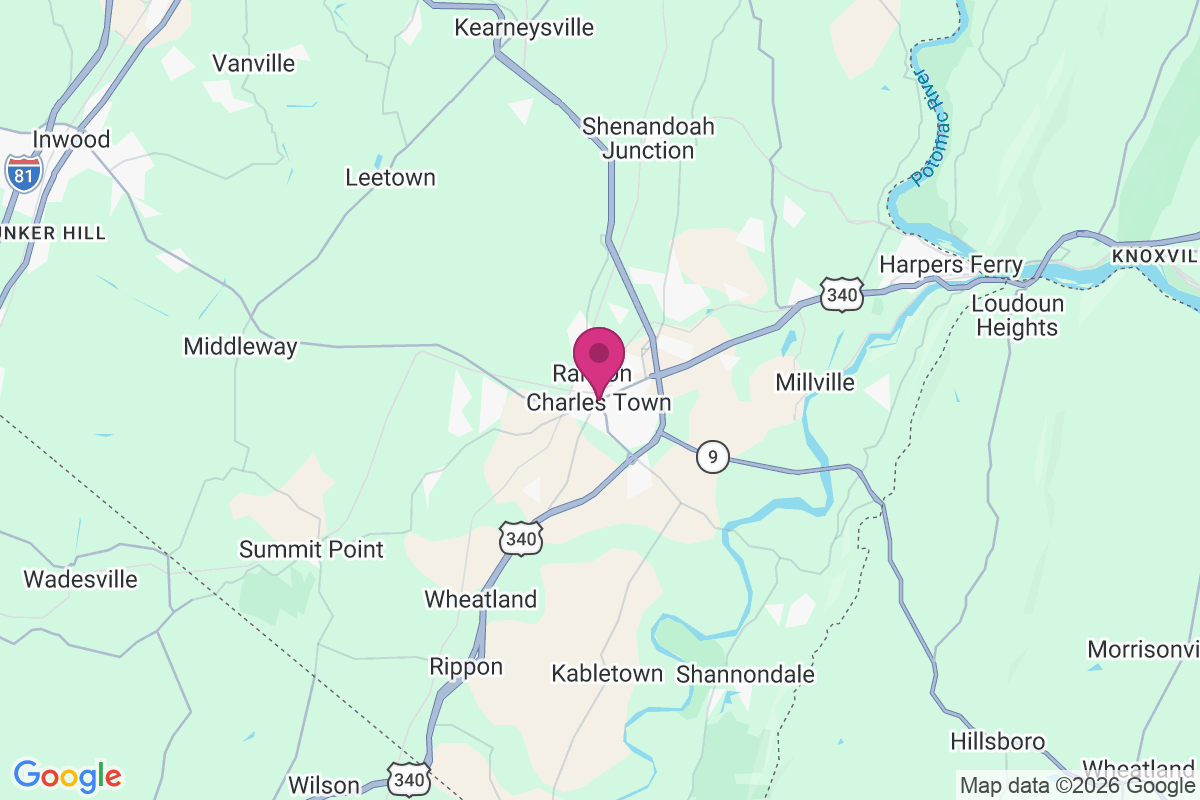Charles Town map