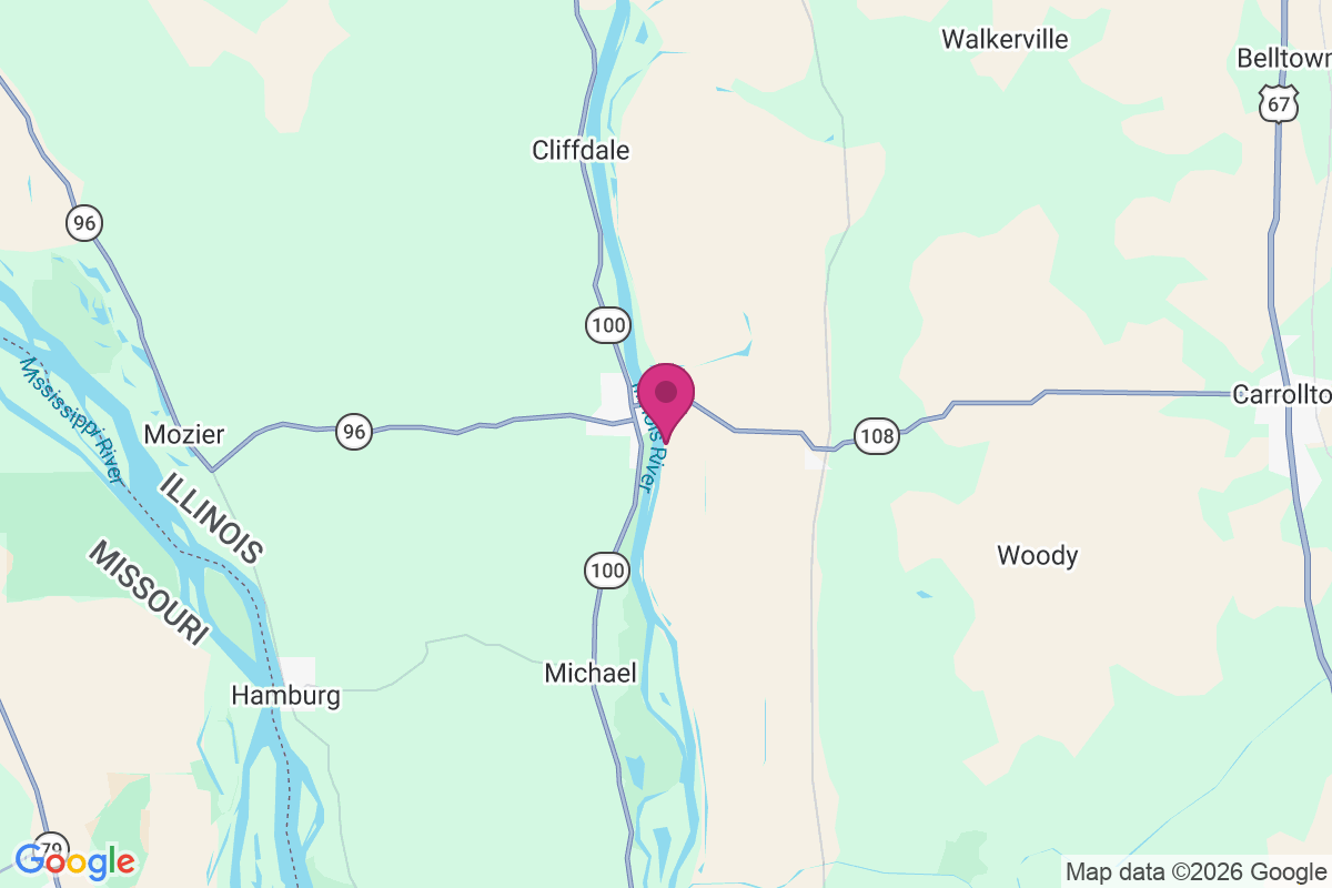 Kampsville map
