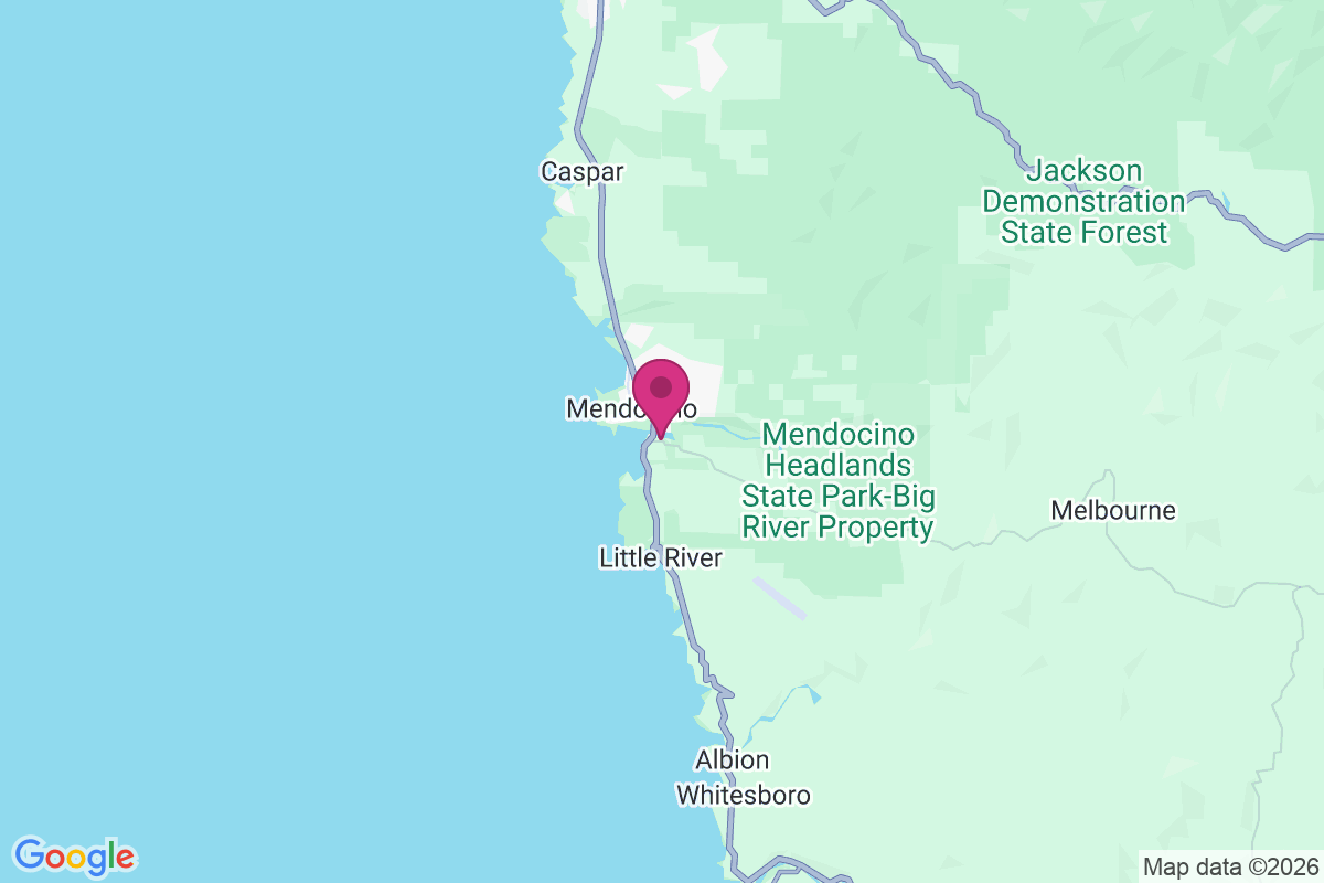 Mendocino map