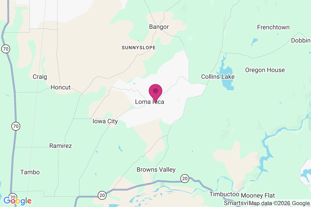 Loma Rica map