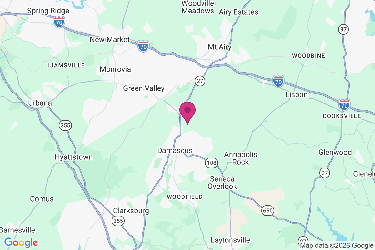 Claggettsville map