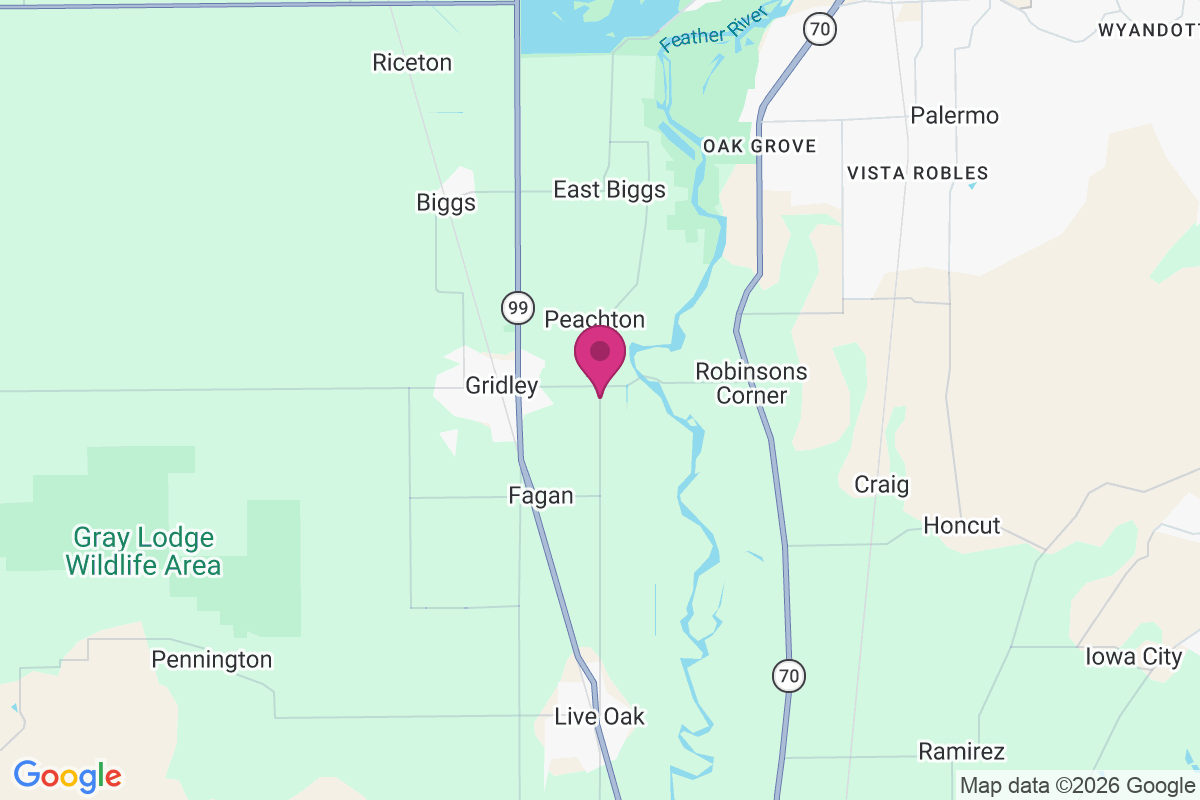East Gridley map