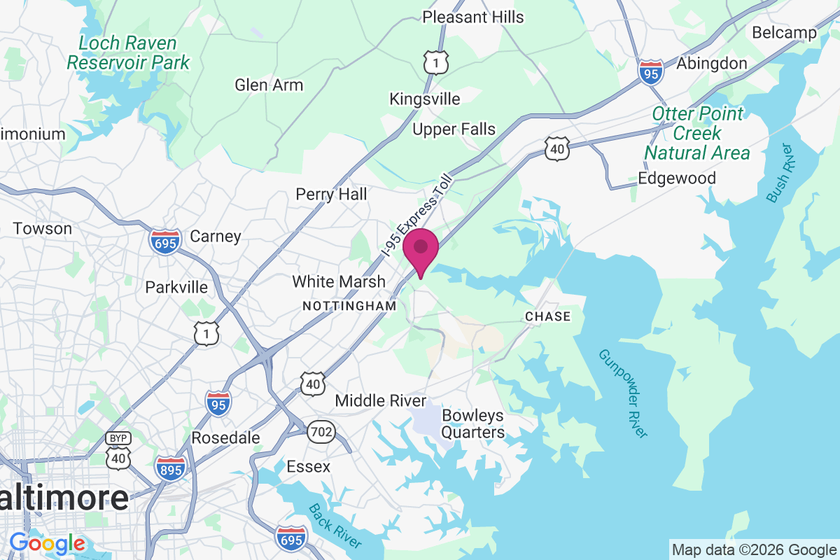 White Marsh Station map