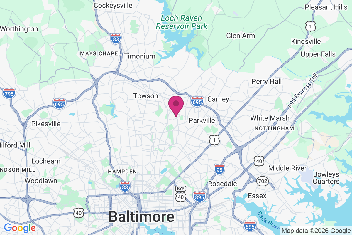 Loch Raven Village map