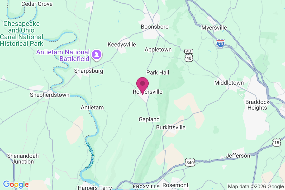 Rohrersville Station map