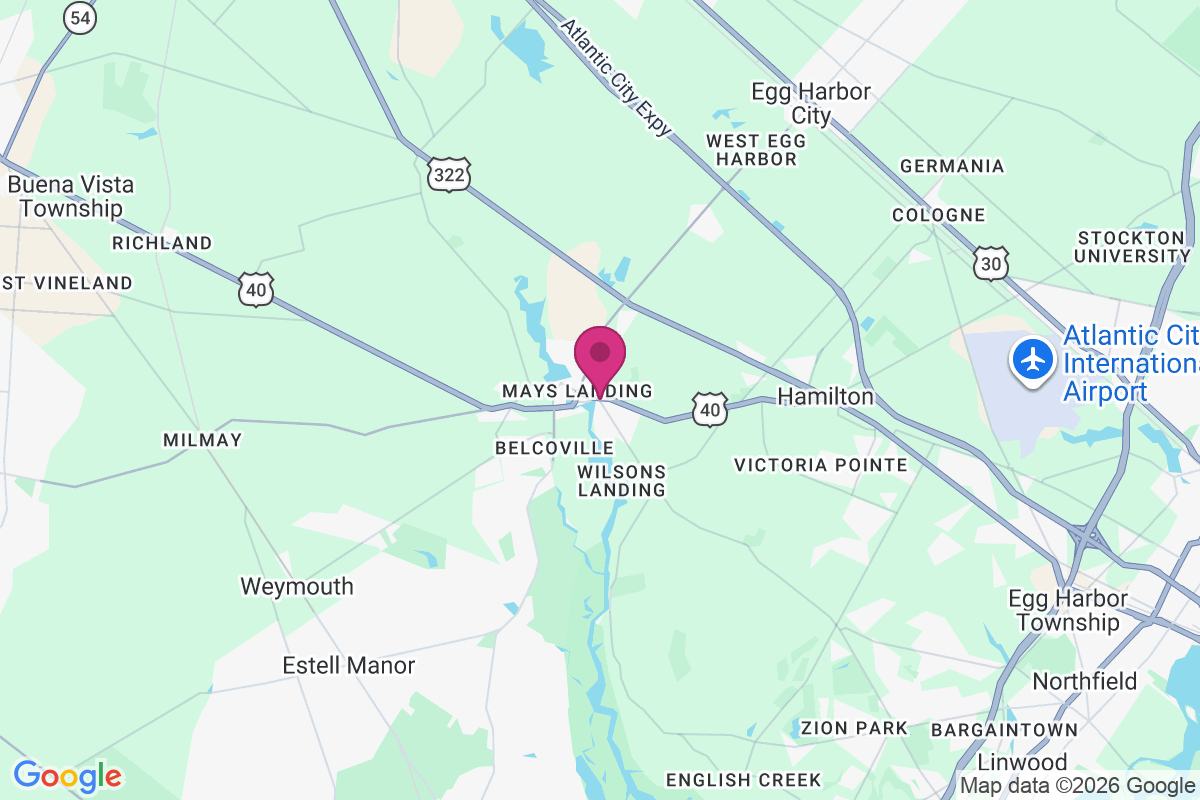 Mays Landing map