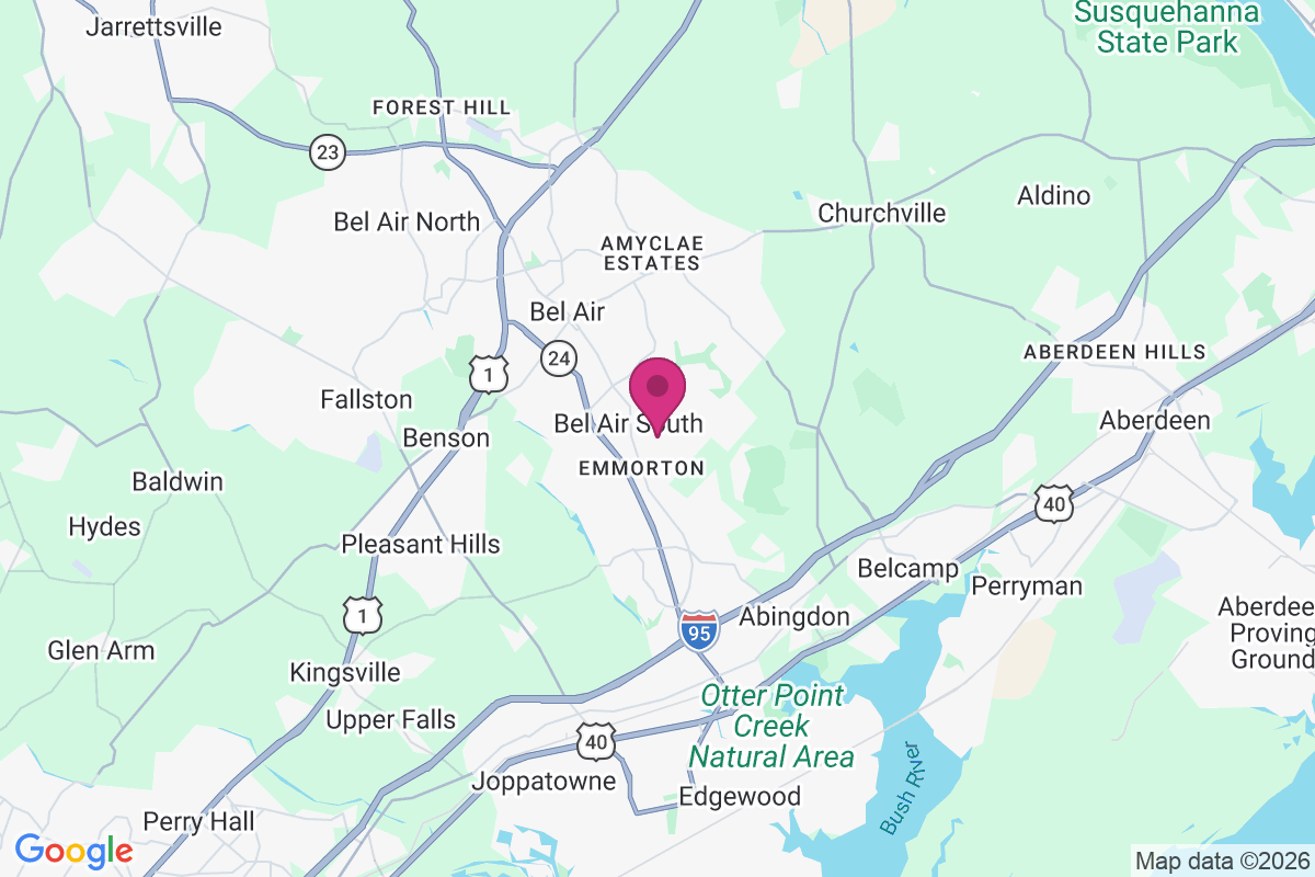 Bel Air South map