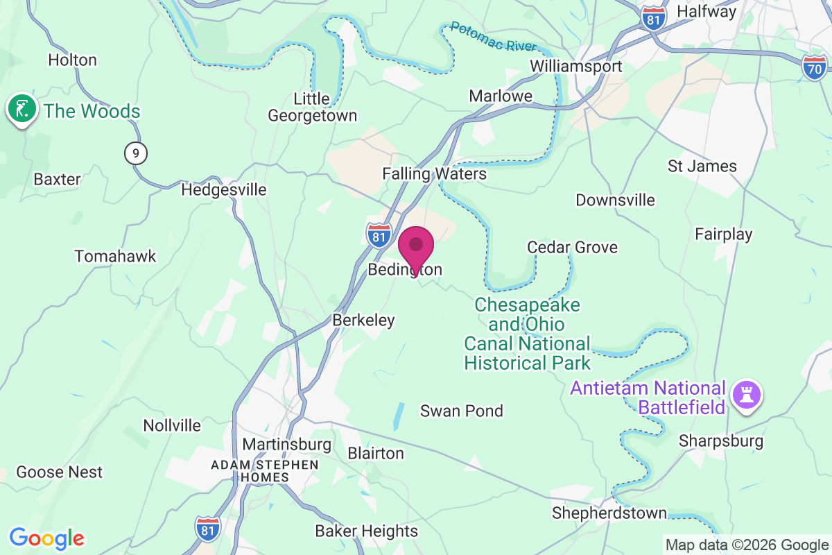 Bedington map