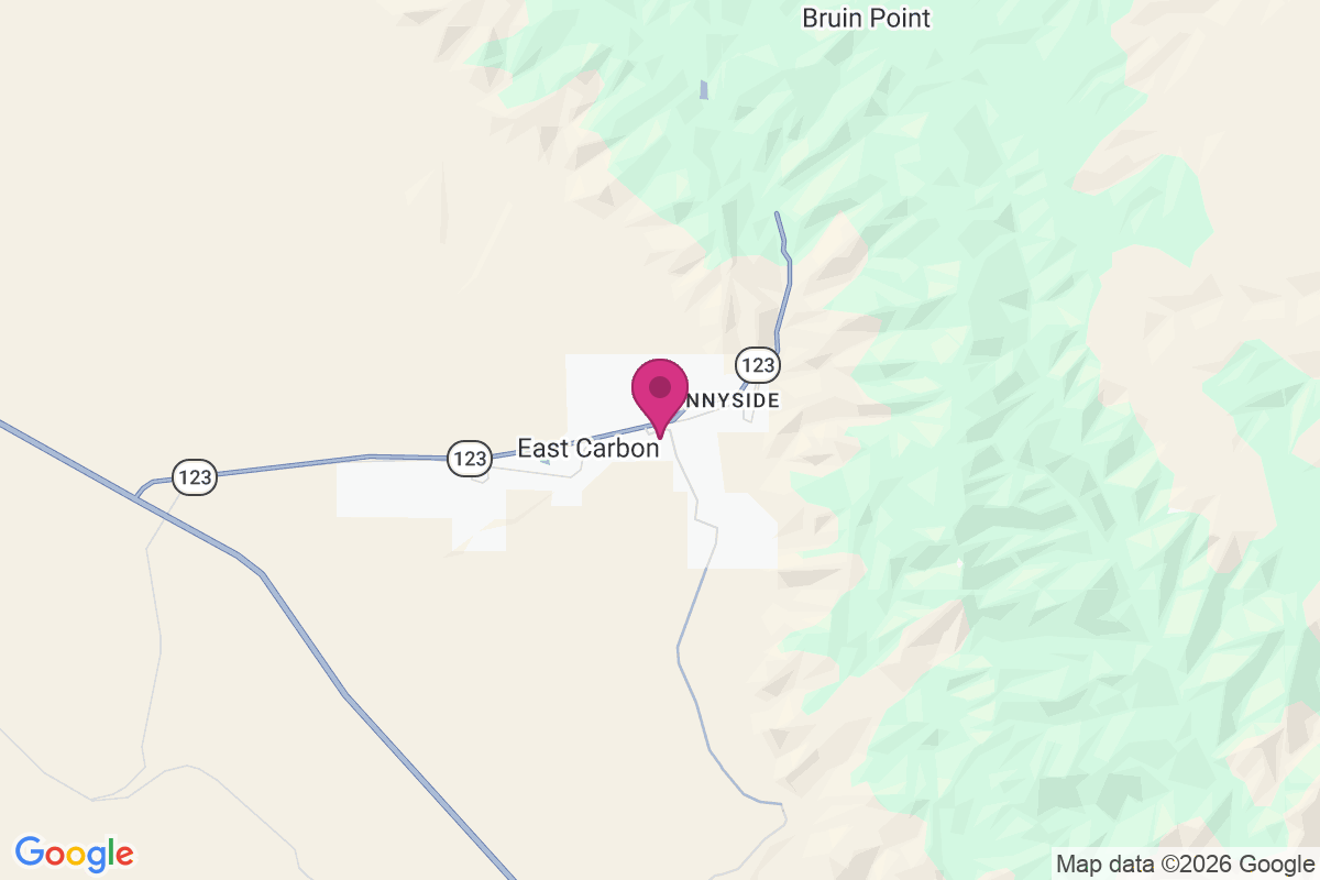 East Carbon City map