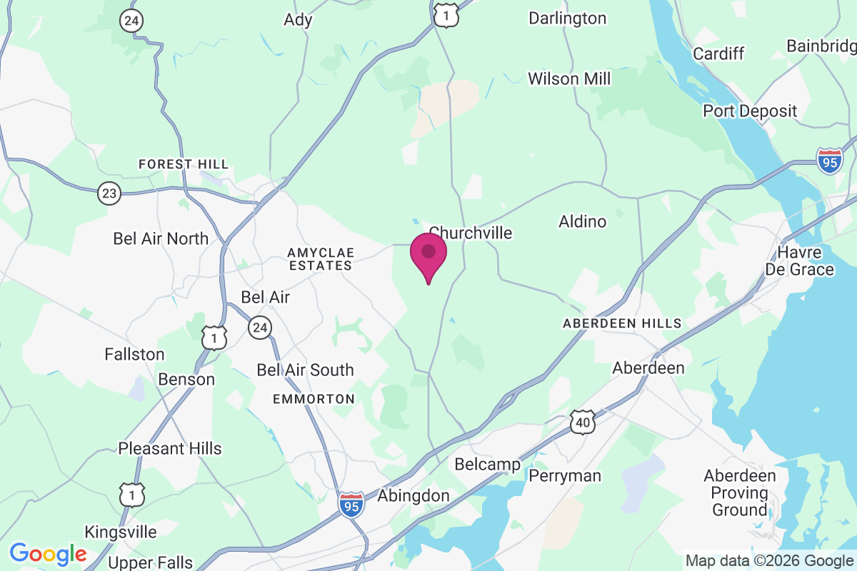 Harford Ranchettes map