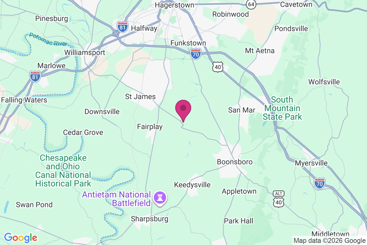 Breathedsville map