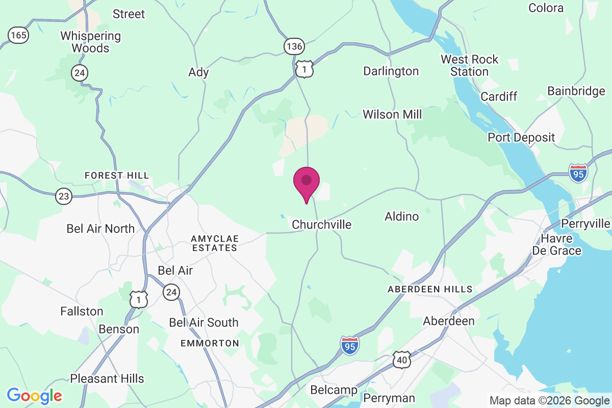 Priestford Hills map