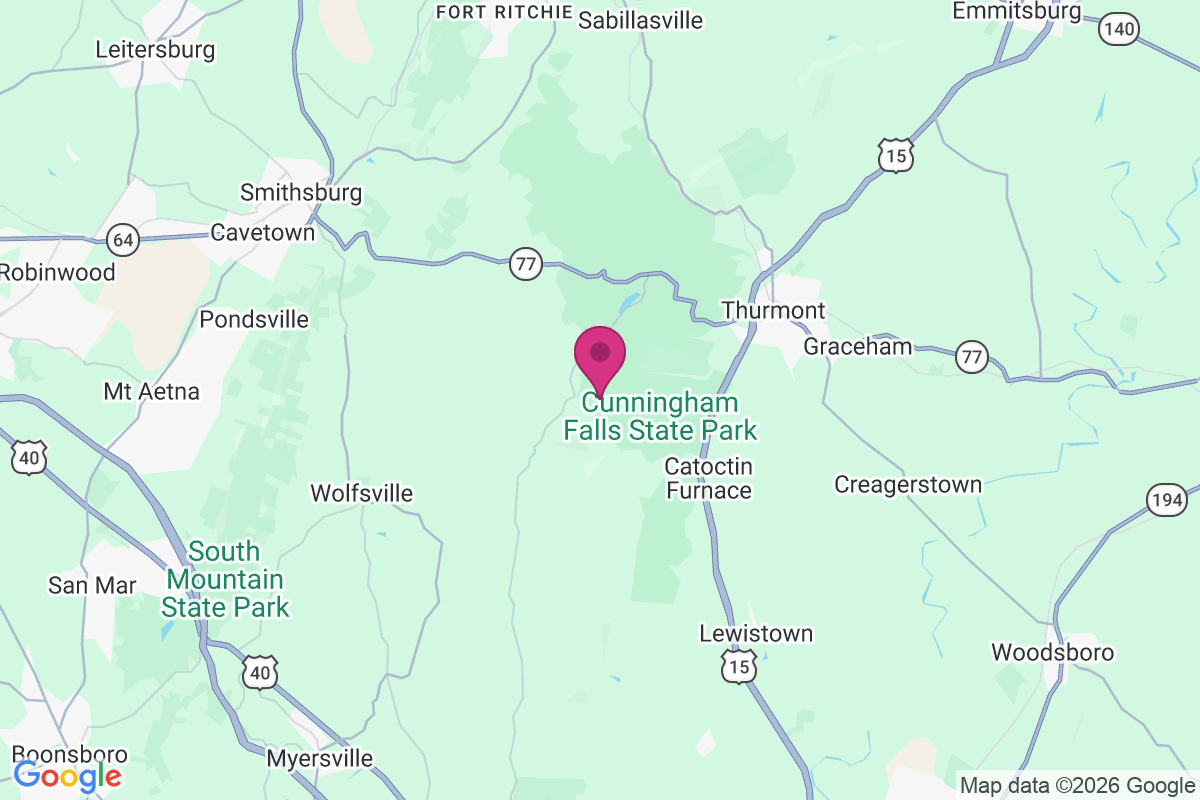 Hunting Creek Acres map