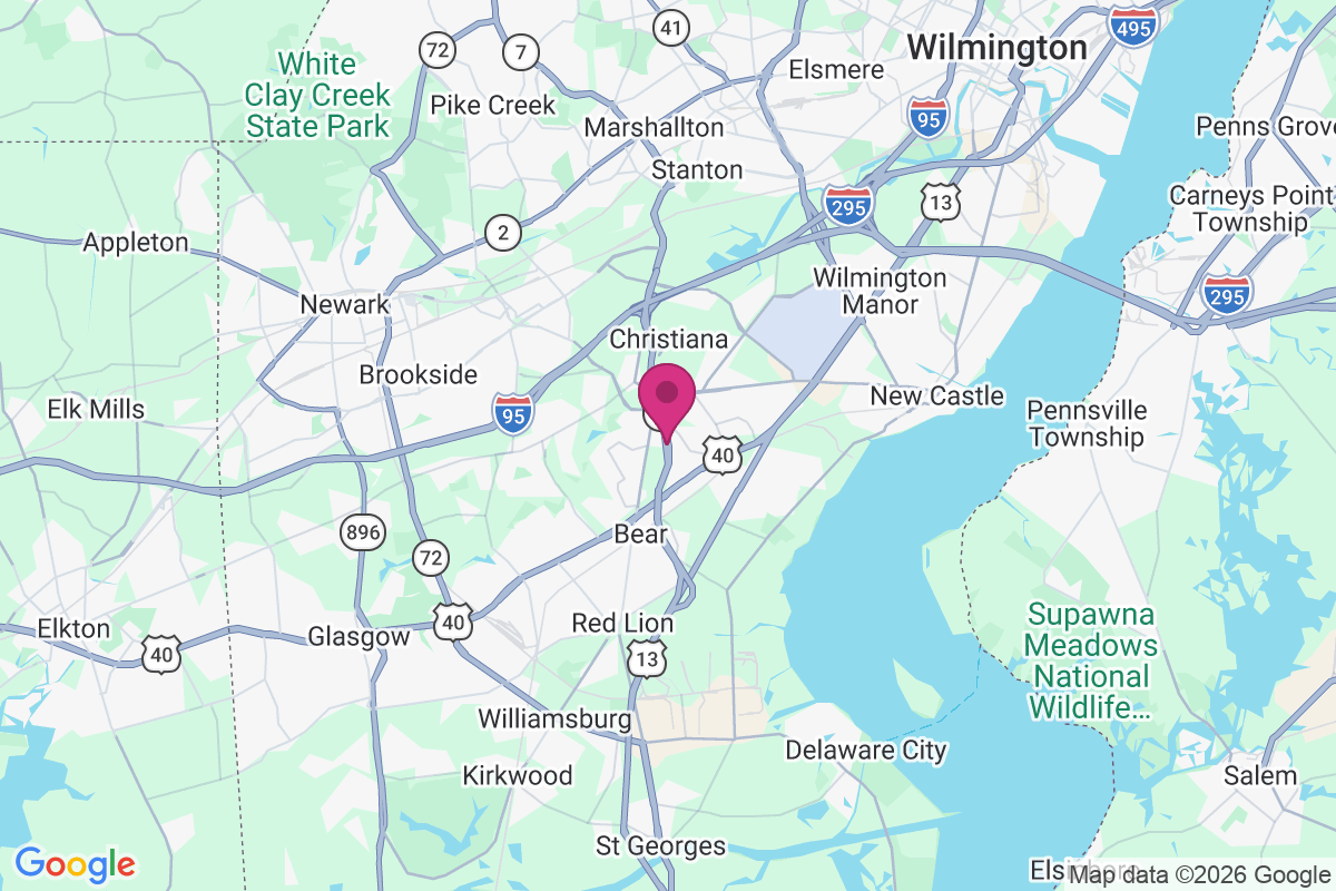 Christiana Landing map