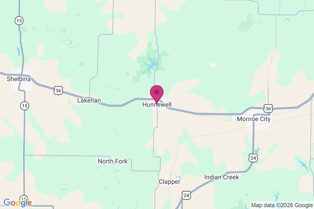 Hunnewell map