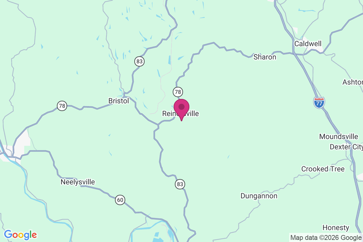 Reinersville map