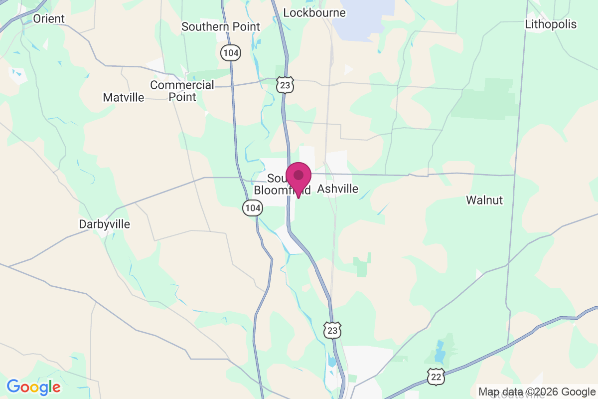 South Bloomfield map