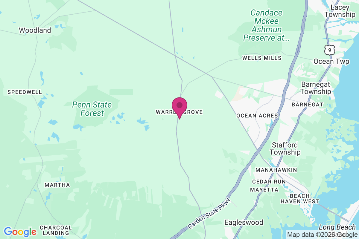 Warren Grove map