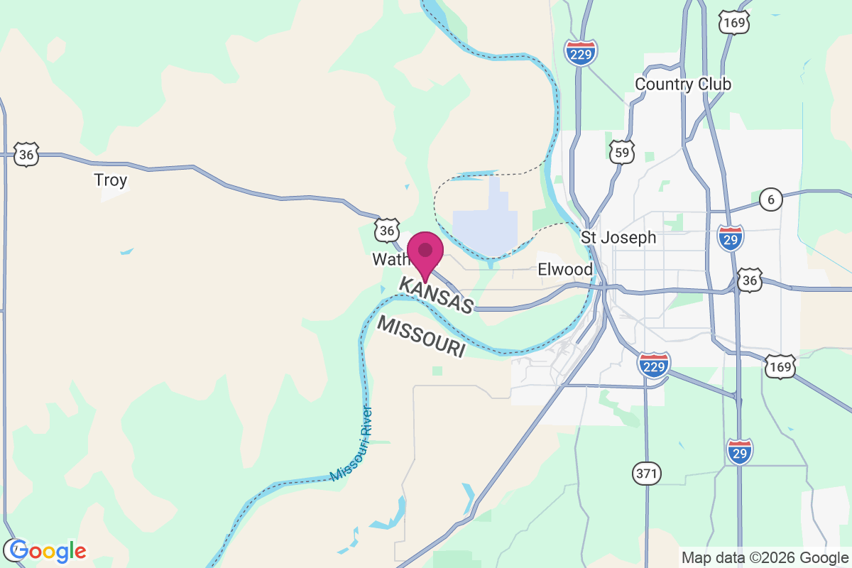 Wathena map