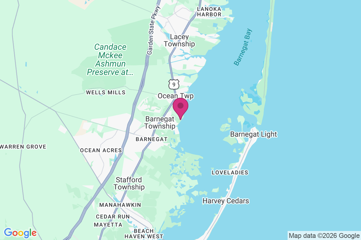 Barnegat Beach map