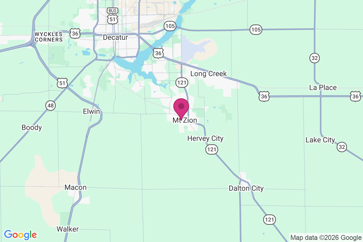 Mt Zion map