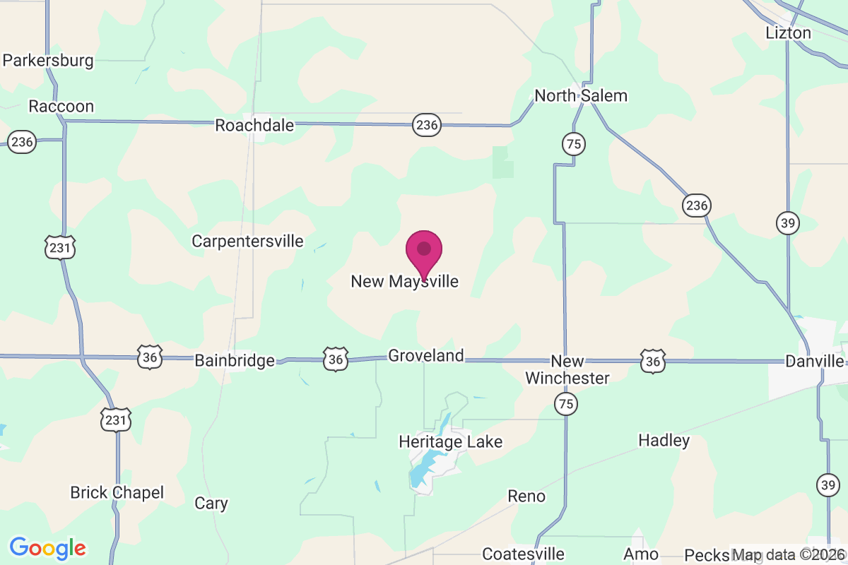 New Maysville map