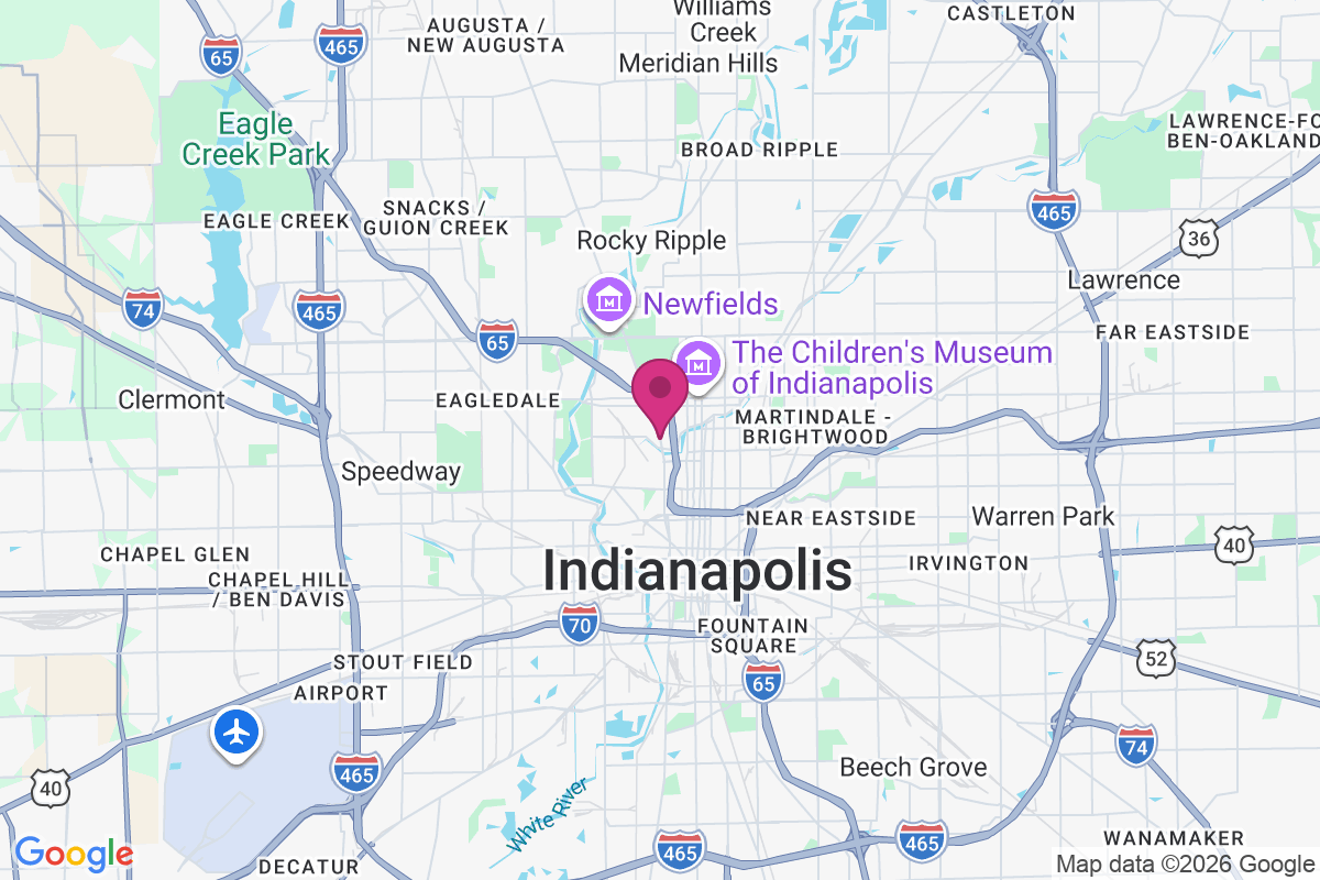North Indianapolis map